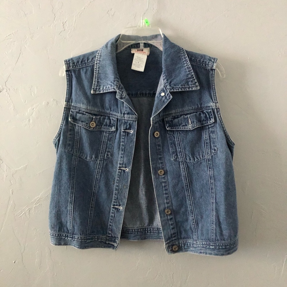 Faded glory denim vest